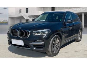 bmw x3 xdrive 30e 292 bva8 luxury garantie 12 mois tva recup. + attelage electrique toit pano