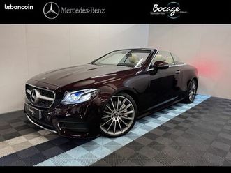 leasing à partir de 490 euros / mois sur 37 mois – classe e 300 cabriolet amg line 9g-tronic