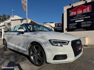 audi a3 cabriolet 2.0 tdi - 150 - bv s-tronic 8v cabriolet design luxe phase 2