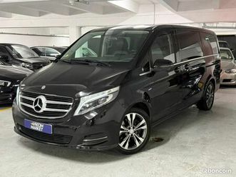 mercedes classe v long 220 d 7g-tronic plus exclusive to/8 places/cuir/full suivie mercedes