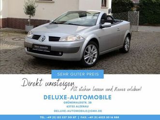 renault megane ii 2.0 cabrio-coupe - leder, shz, pdc