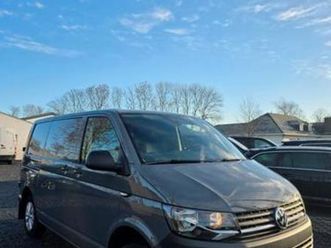 ② vw t6 transporter dsg-automaat/3zit-leder-airco-pdc — volkswagen — 2ememain