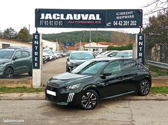 peugeot 208 hybrid 100 e-dcs6 allure + pack vision & navigation + peinture métalisée