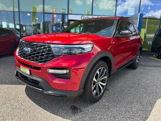 explorer 3.0 ecob. plug-in-hybrid st-line 4wd aut. red