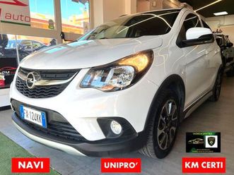 opel karl rocks 1.0 73cv unipro crono tagliandi aziendale navi