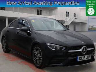 2019 mercedes-benz cla cla 200 amg line 4dr tip auto coupe petrol automatic