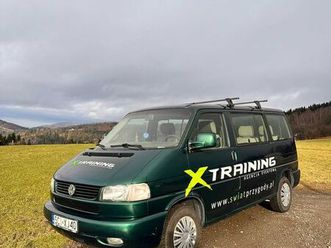 samochód bus volkswagen caravelle 1996 8 miejsc 4x4 syncro t4 wisla • olx.pl