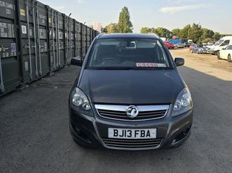 2013 vauxhall zafira 1.6i [115] design nav 5dr 7 seats mpv petrol manual