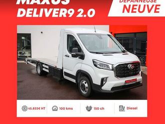 maxus deliver9 2.0 150ch porte voiture neuf roues jumelées