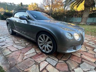 bentley continental gtc 2012- 51000km- intérieur mulliner- très bel état
