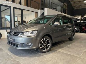 volkswagen sharan 2.0 tdi 150 connect 7 places - toit ouvrant pano - carplay - hayon electrique - historique complet