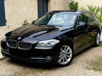 bmw série 5 touring (f11) 525da x-drive 2.0d 218ch executive bva8 - entretien ok ◊ - toit ouvrant - cuir beige électrique chauffant à mémoire - attelage + hayon