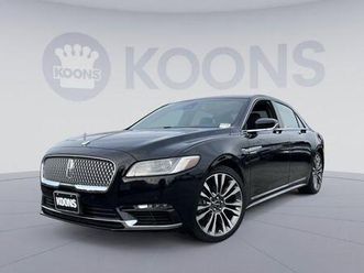 used 2018 lincoln continental reserve