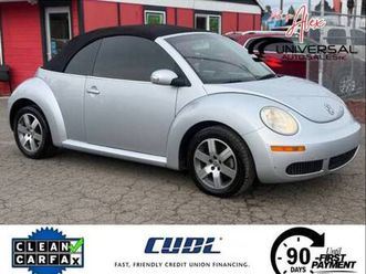 2006 volkswagen new beetle convertible vw 2.5 2dr convertible w/automatic conver