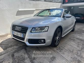 cabriolet - 20 - tfsi - sline - 211ch - 99 500 kms - siége electrique - gps - radar - 2009