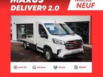 maxus deliver 9 2.0 150ch propulsion 2025 – dépanneuse neuve prête à être immatriculé