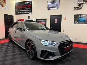 audi a4 avant 40 tdi 204 ch s-tronic 7 competition pack rs s line plus gris nardo ja19” grand toit ouvrant sieges cobra acc camera 360* matrix carplay full blac