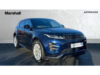 2022 - range rover evoque 2.0 p300 r-dynamic se 5dr auto