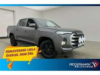 maxus t90 ev 88.5 kwh 180hk drag b-kamera skinn carplay moms