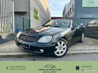 mercedes slk 230 kompressor bva-09/2003-etat rare-hard top-sièges électriques/chauffants-régulateur-historique complet
