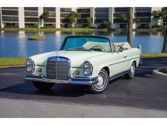 1966 mercedes-benz 250se cabriolet 4-speed