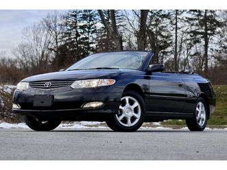 no reserve: 40k-mile 2002 toyota camry solara sle v6 convertible