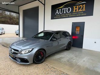 mercedes classe c (w205) c63s amg break 510 ch imat fr/ carbon/burmaster / carplay/ camera/ echappement sport / volant amg perf/ entretien exclusif mercedes/ co