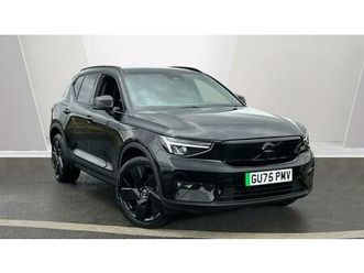 volvo ex40 185kw ext range plus black editon 78kwh 5dr auto