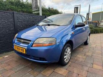 chevrolet kalos 1.4 blauw benzine — chevrolet — marktplaats