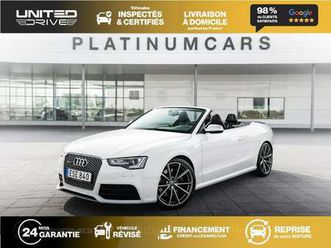 rs5 cabriolet quattro 4.2i v8 fsi - bv s-tronic rs5 cabriolet .