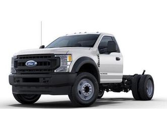 new 2022 ford f-550 super duty drw xl 4wd reg cab 169 wb 84 ca