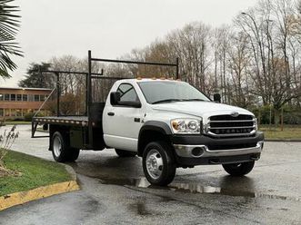 used 2008 sterling bullet 4500 cummins diesel 12-foot flat deck truck