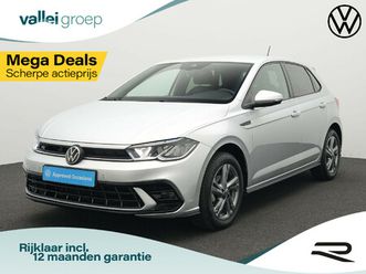 volkswagen polo 1.0 tsi 95 pk dsg r-line | achteruitrijcamera | stoelverwarming | adaptive cruise control | keyless | carplay | dab | 16 inch