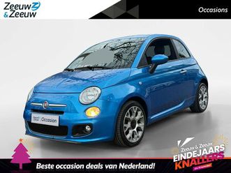 fiat 500 0.9 twinair turbo 500s dealer onderhouden | climate control | lederen bekleding | 12 maanden bovag garantie