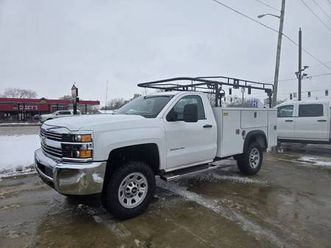 2015 chevy silverado 3500hd regular cab utilty 4x4 low miles