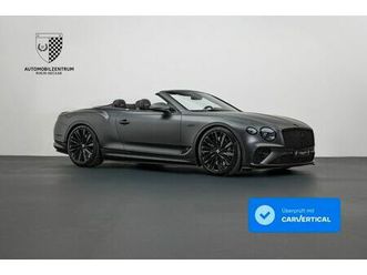 bentley continental gtc speed mulliner/dynamic/city/naim