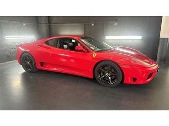 2000 ferrari 360 rouge manuel, 6 vitesses conduite à gauc...