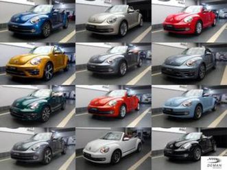 ② volkswagen new beetle brun métallisé cab 1.2 tsi — volkswagen — 2ememain