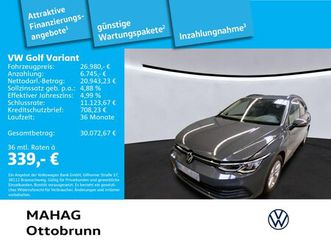 golf viii variant life 1.5 etsi led navi parkpilot appconnect dsg