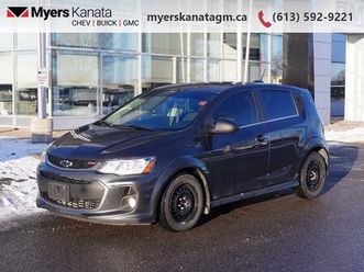 used 2018 chevrolet sonic lt hatch - apple carplay