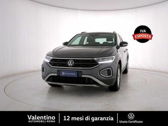 volkswagen t-roc 2.0 tdi life 115cv del 2023 usata a roma