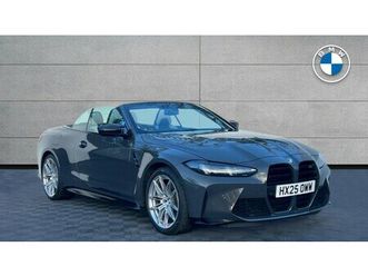 bmw m4 competition m xdrive convertible 3.0 2dr