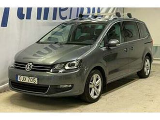 volkswagen sharan 2.0 tdi automat 7 sits besiktigad drag panoramatak