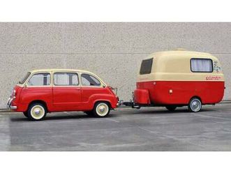 1959 fiat 600 multipla and 1975 lander graziela 300 caravan