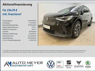 volkswagen id.4 pure navi kamera wärmepumpe iq. light keyle