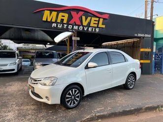 toyota etios platinum 1.5 flex 16v 5p mec.