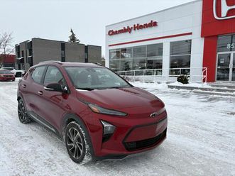 chevrolet bolt euv 2022 premier 1 proprio i jamais accident. i cuir i sieges chauffants i mags i demarreur i carplay i
