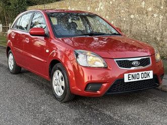 kia rio 1.4 strike red automatic petrol 2010 low mileage