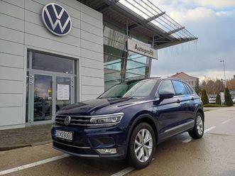 volkswagen tiguan 2.0 tdi scr bmt 190k 4motion highline dsg