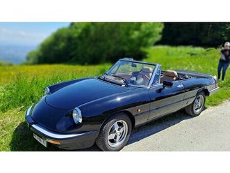 1984 alfa romeo spider (duetto) noir manuel, 5 vitesses c...
